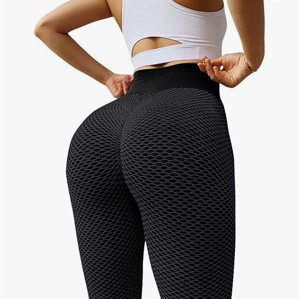 Women’s High Waisted Yoga Pants- Tummy Control & Butt Lifting Leggings - Small